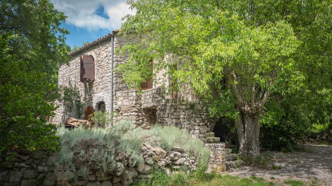 Roulottes Et Cabanes De Saint Cerice Vogue Eksteriør billede